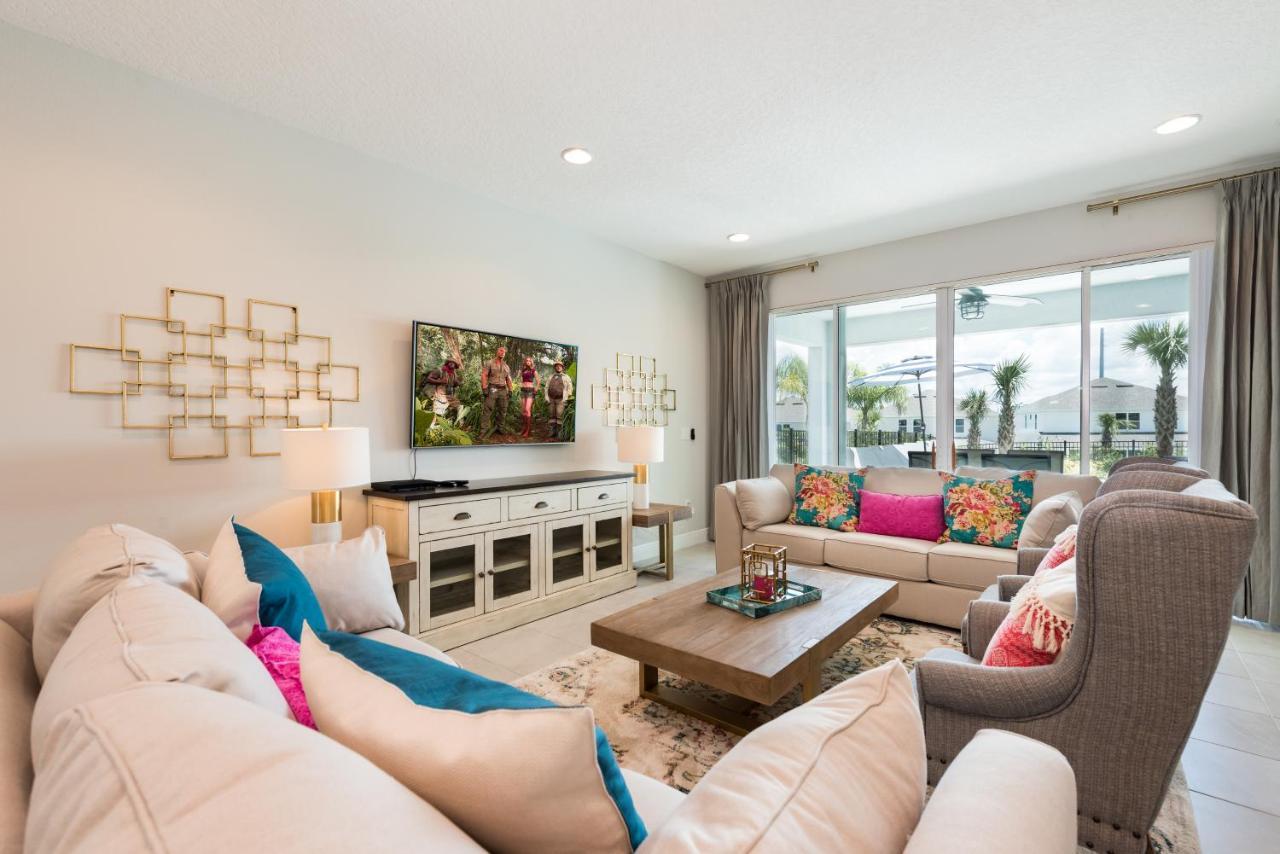 Vibrant Home By Rentyl Near Disney With Private Pool, Foosball Table & Resort Amenities - 7418M Orlando Luaran gambar